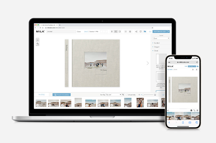MILK Design Studio on Mac and iPhone