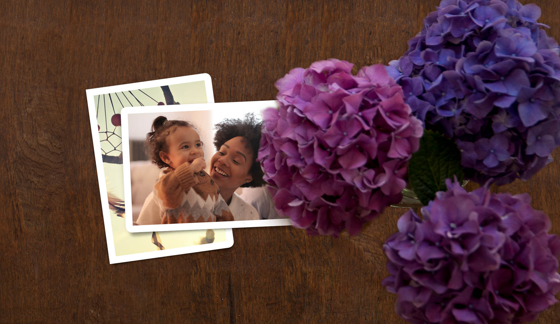 MILK Card print of mother and daughter