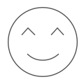 Smiley face customer icon