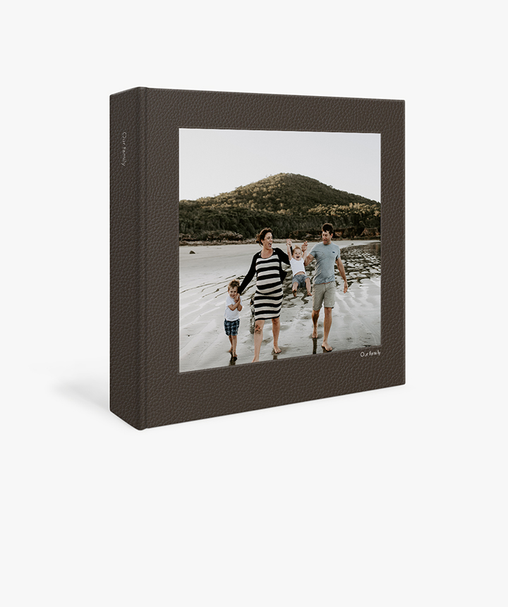 Product image for Large Square Leather Photo Album