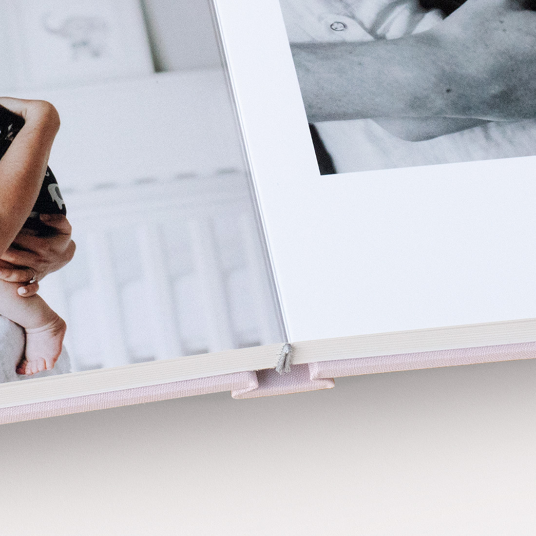 Premium Photo Album lay-flat binding.