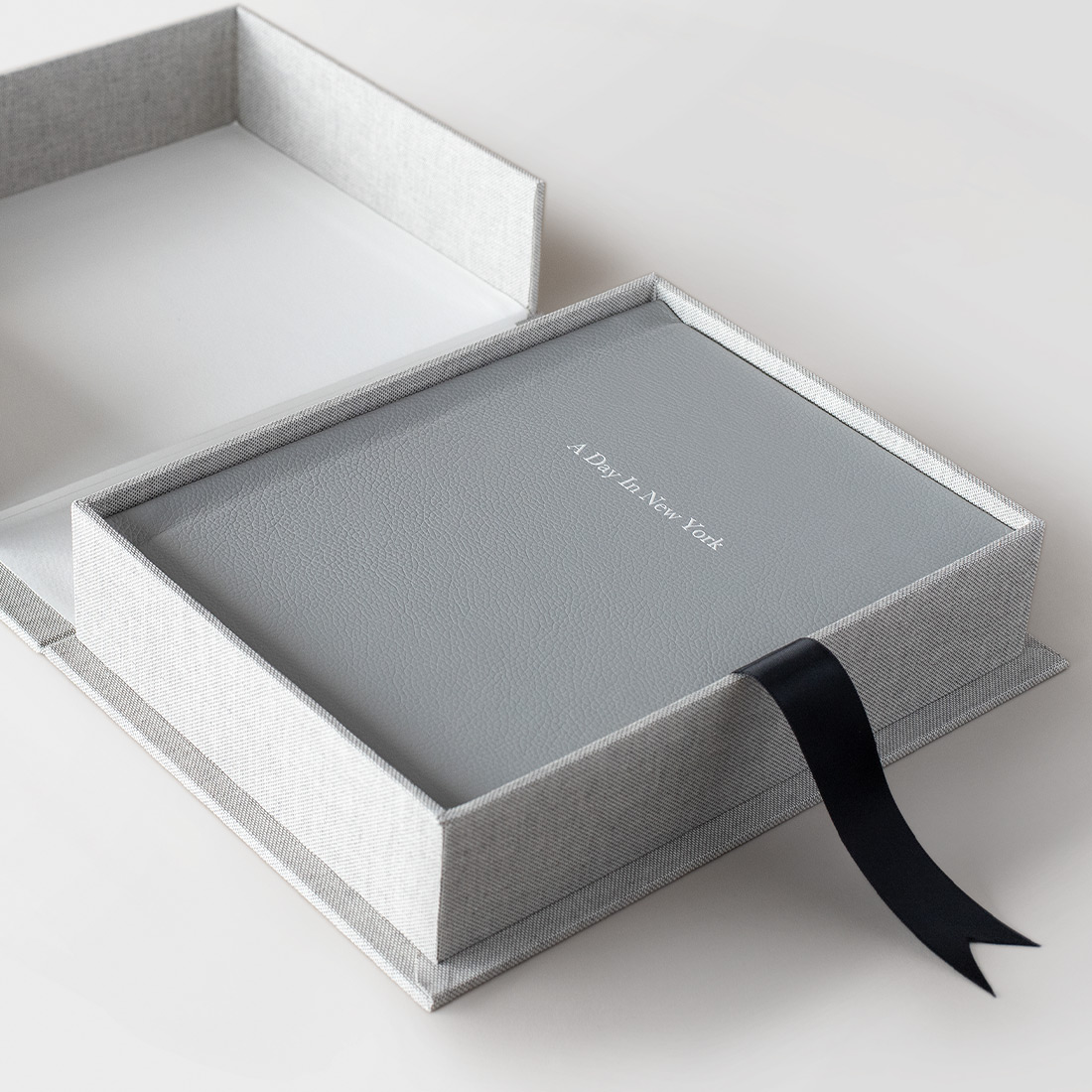 Leather Photo Album in Presentation Box