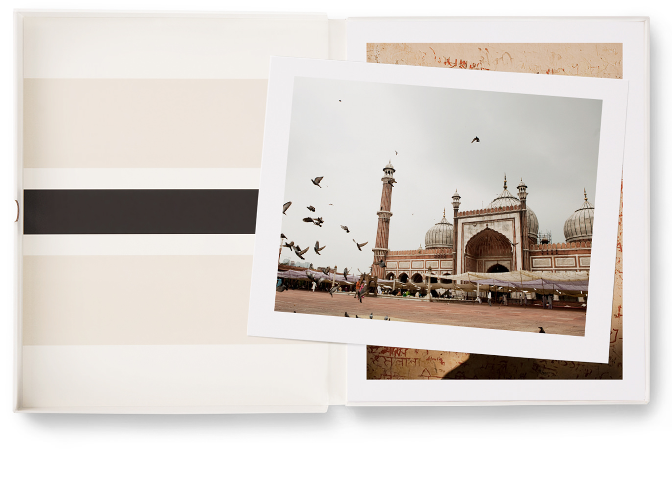 Two art prints in their presentation box.