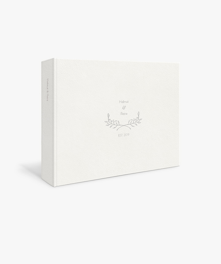 Produktbild für großes Leder-Album im Querformat.