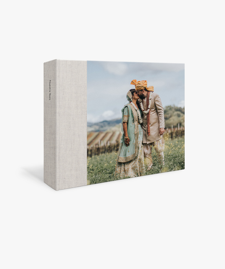 imagen de producto del álbum de fotos premium apaisado.