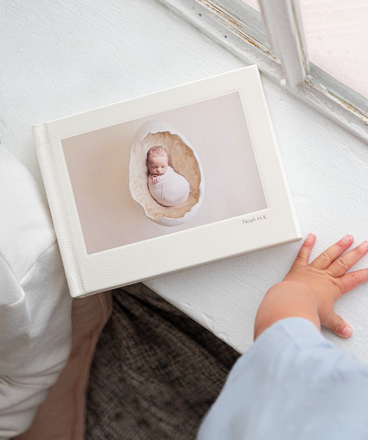 Image de produit pour Album photo en cuir paysage moyen