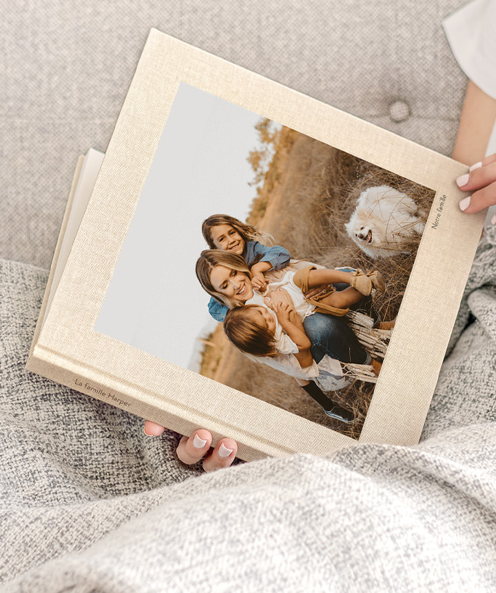 Image de produit de Livre photo Premium grand format carré.