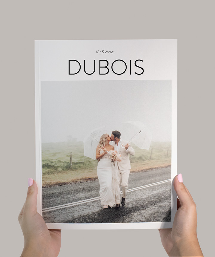 Image de produit pour le Magazine de Mariage Grand Portrait.