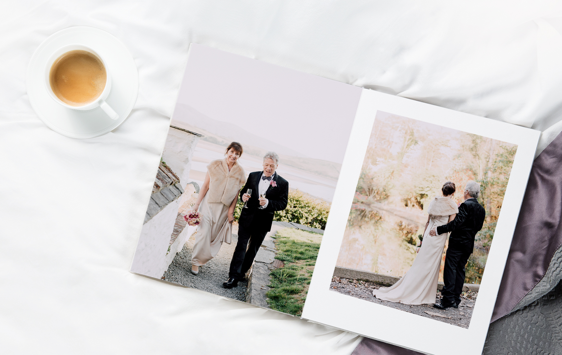 Álbum de fotos de boda.