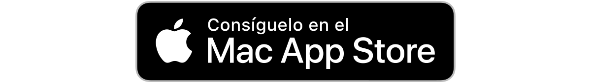 Consiguelo en el Mac App Store.