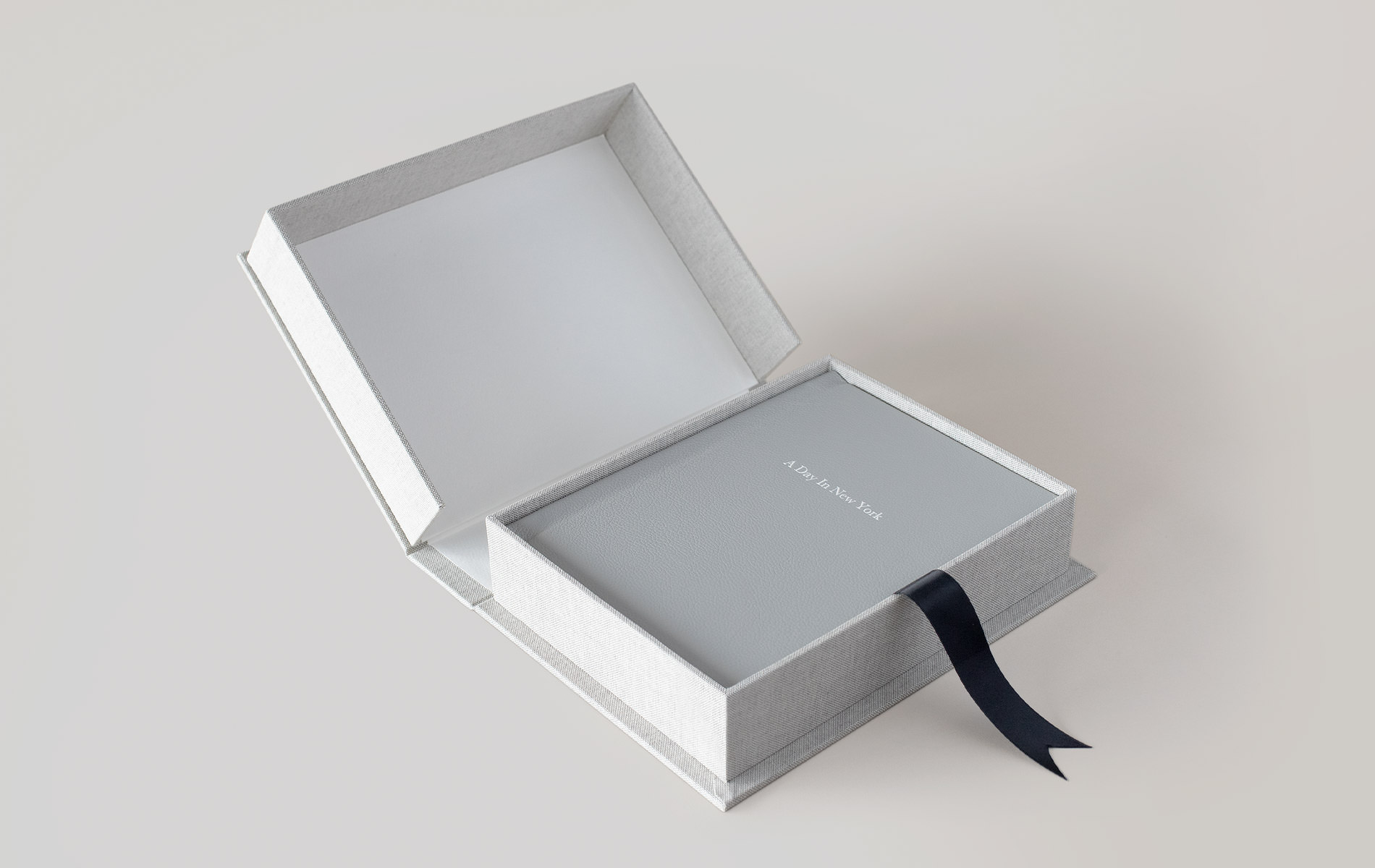 Wedding album in presentation box