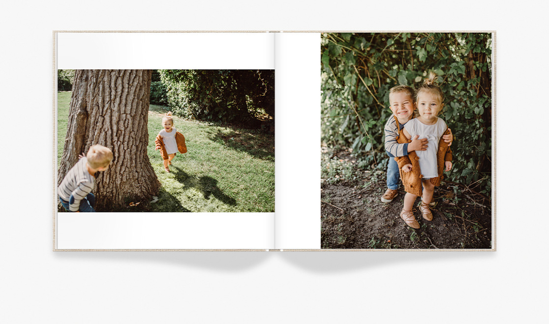 Premium family photo book