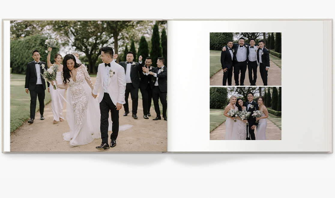 Premium classic wedding album