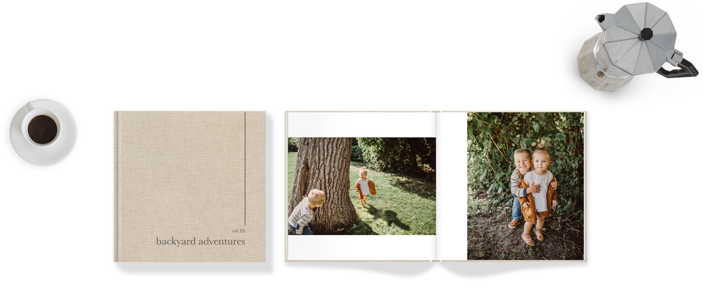 Premium family photo book