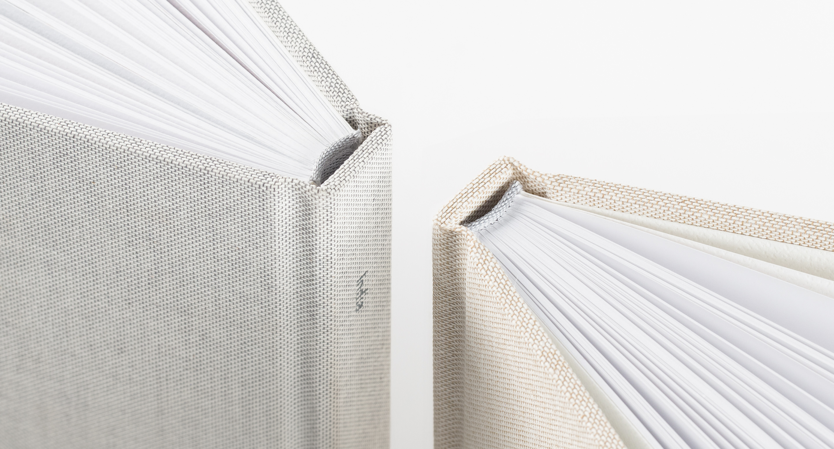 Fabric bound hardcover premium photo books