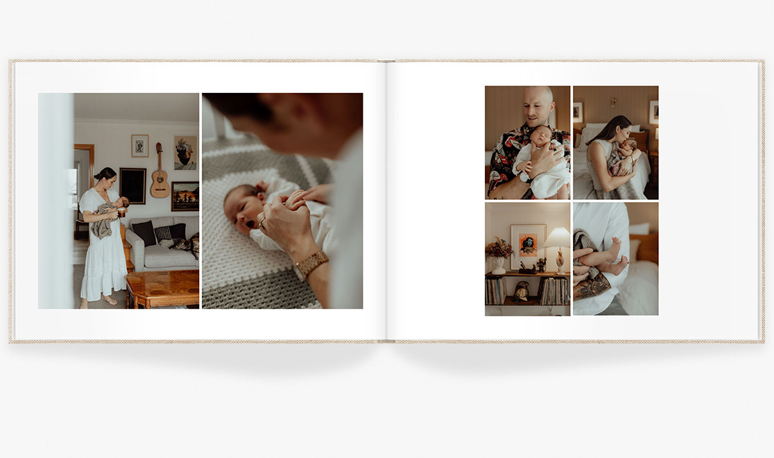 Premium Photo Book with baby imagery
