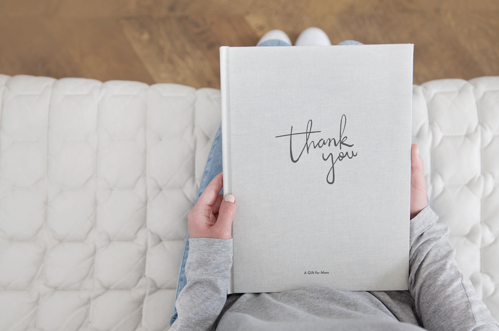 photo book held in hands