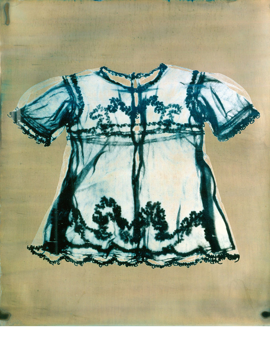 Adam Fuss photography of dress.