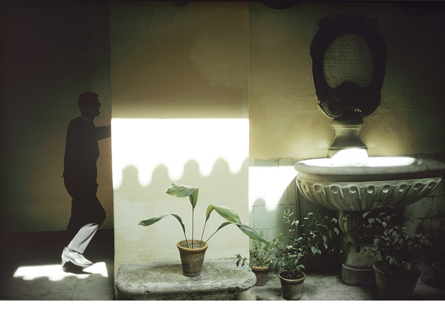 Man in shadow - Malaga, Spain, 1966.