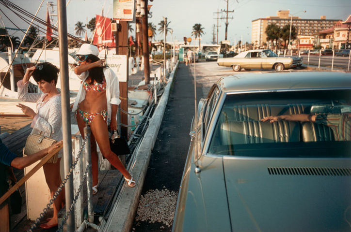 Two women on pier - Florida, 1967.