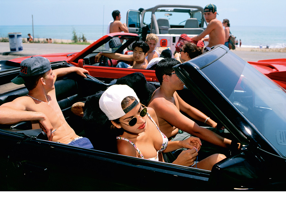 Mijanou and friends at Will Rogers State Beach, From Fast Forward.