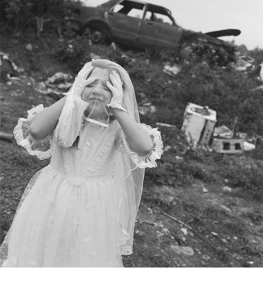 Margaret Joyce's First Communion, Travellers' Encampment, Finglas, Ireland, 1991.