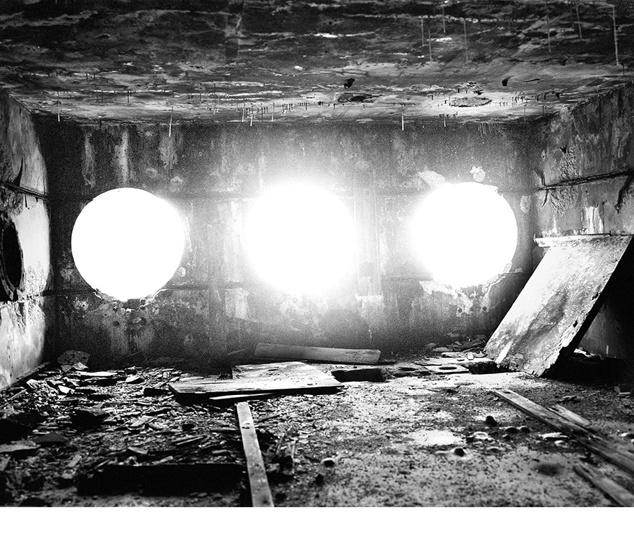 Inside Radioactive Photographic Bunker Built in 1956, Aomen Island, Bikini Atoll.