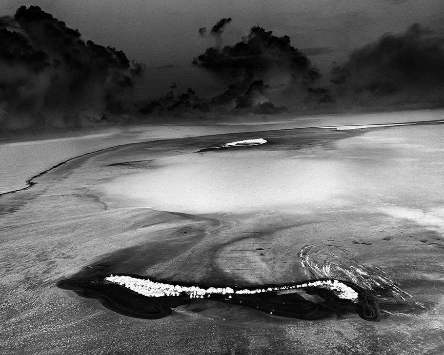 Crater from 1952 MIKE Device, Elugelab Island, Enewetak Atoll.