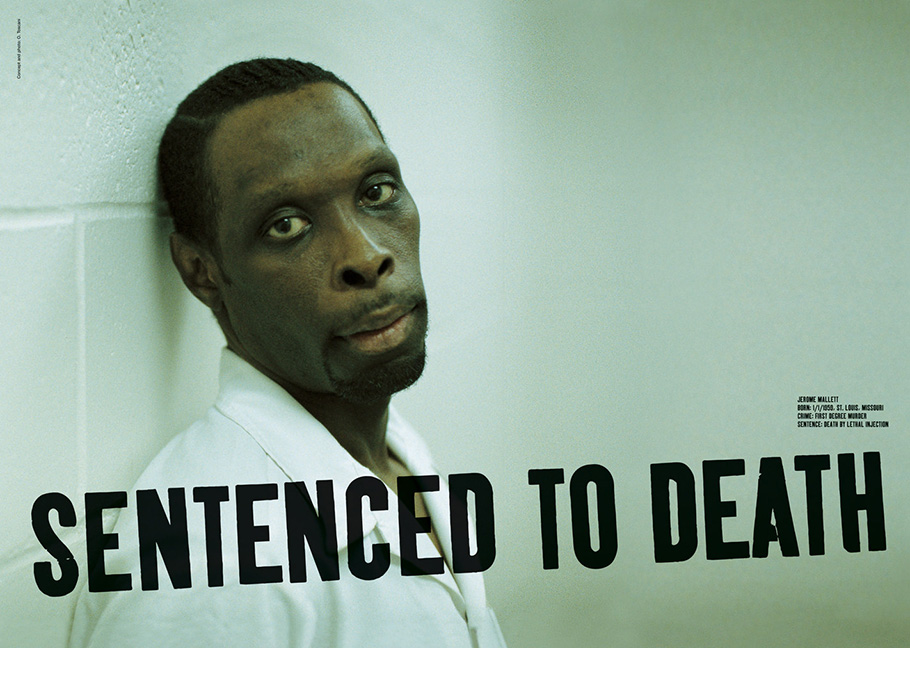 "Sentenced to Death" campaign for Benetton, 1999.