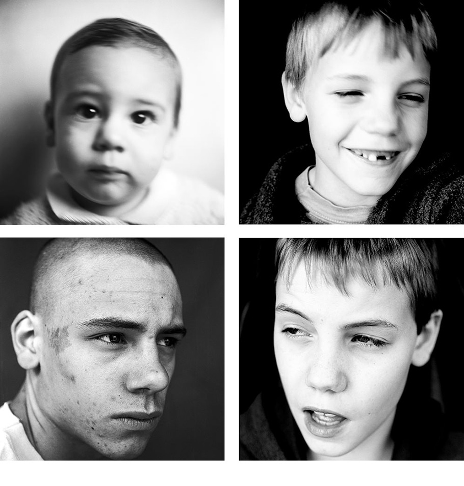 Left top, Jack in 1989. Left bottom, Jack in 2005. Right top, Duncan in 1998. Right bottom, Duncan in 2003.
