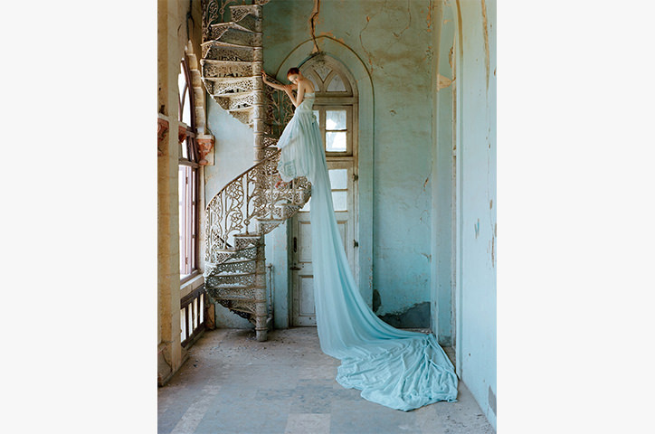 Lily and Spiral Staircase, Whadwhan, Gujarat, India, 2005.