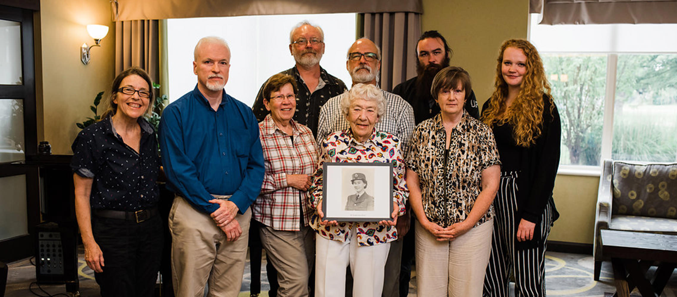 Multi-generation family portrait.