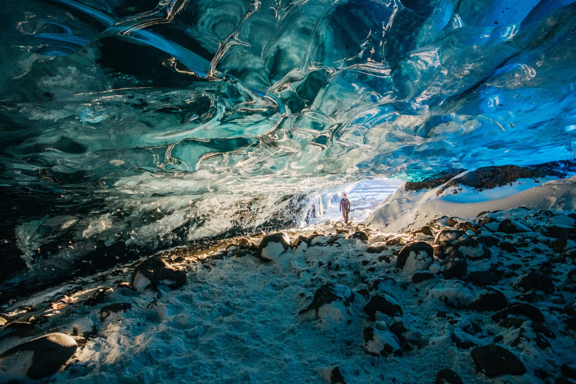 Ice cave.