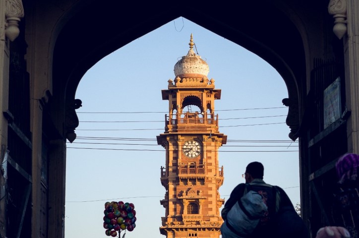 Clocktower in India.