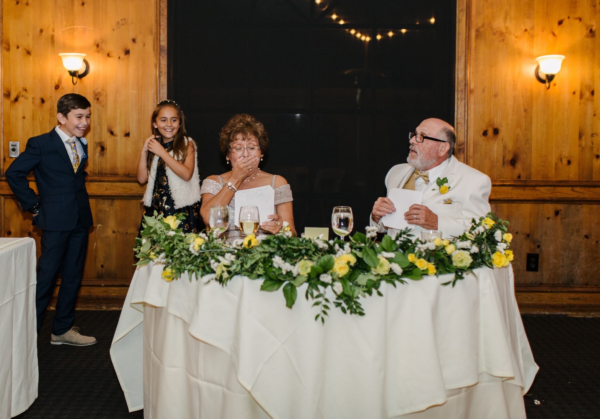 Couple at table