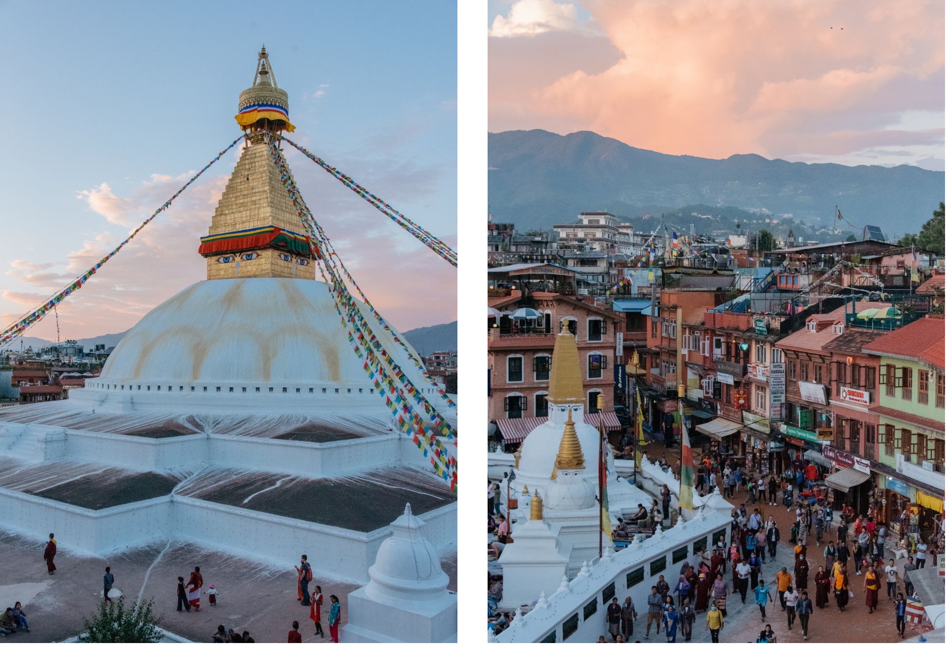 Boudhanath Stupa in Kathmandu, Nepal