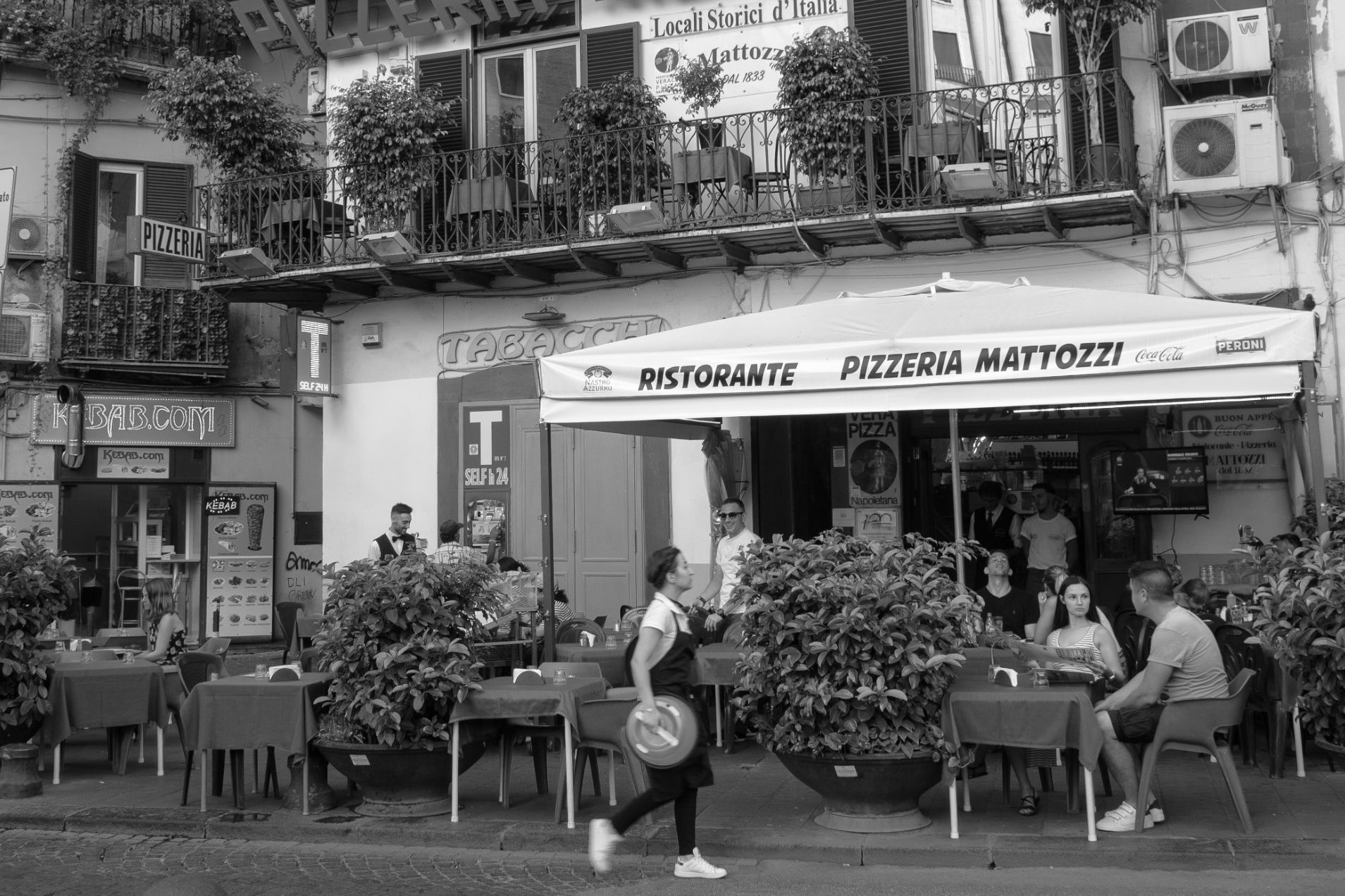 Pizzeria in Naples, Italy