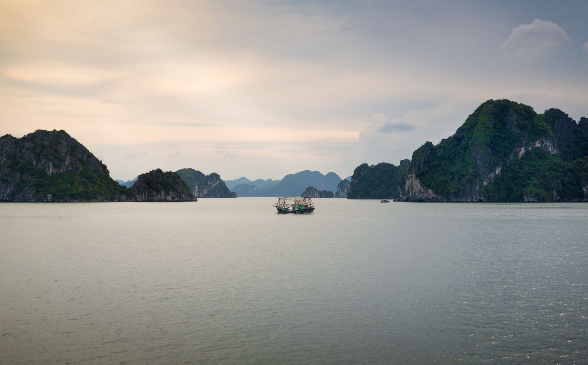 Boat at sea
