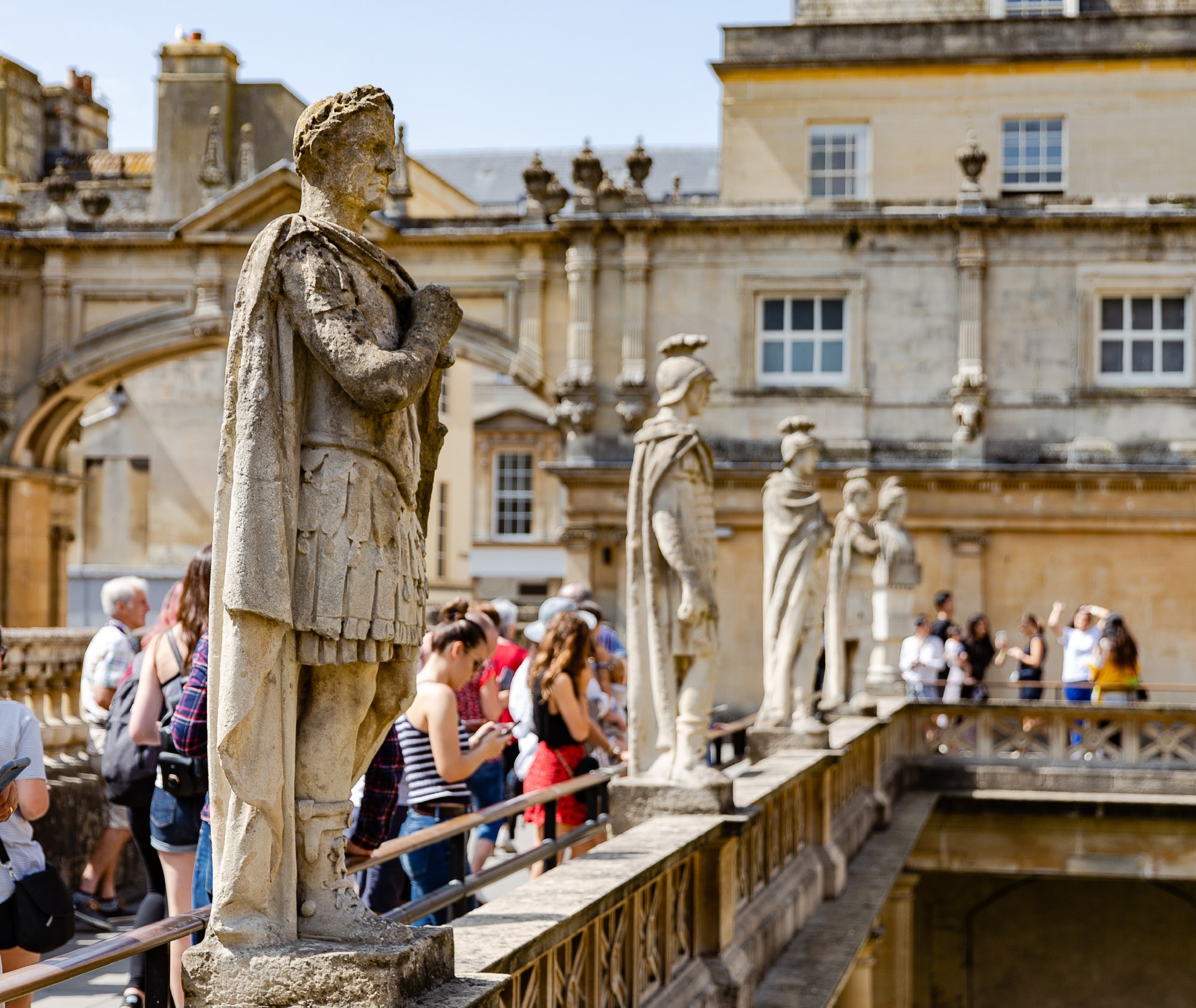 Roman Baths in Bath, Somerset, England