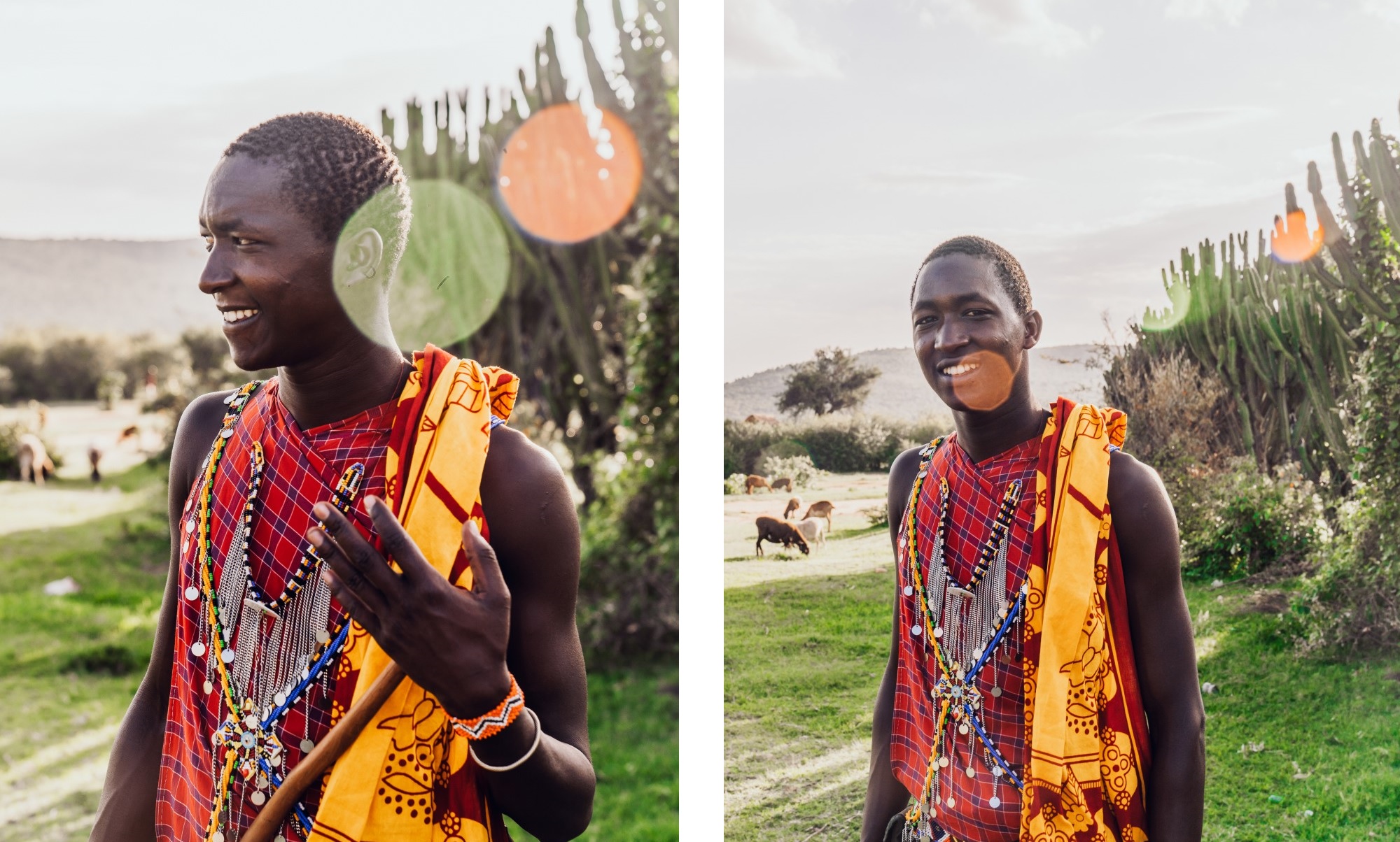 Man at Masai Mara National Reserve