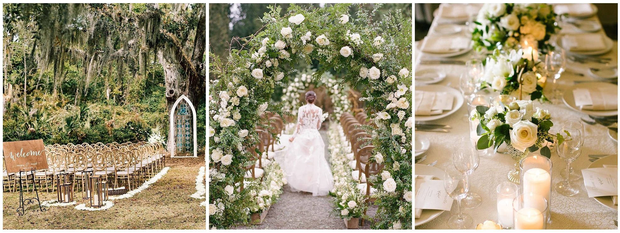 Wedding ceremony decor.