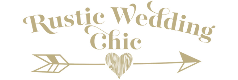 Rustic wedding chic logo