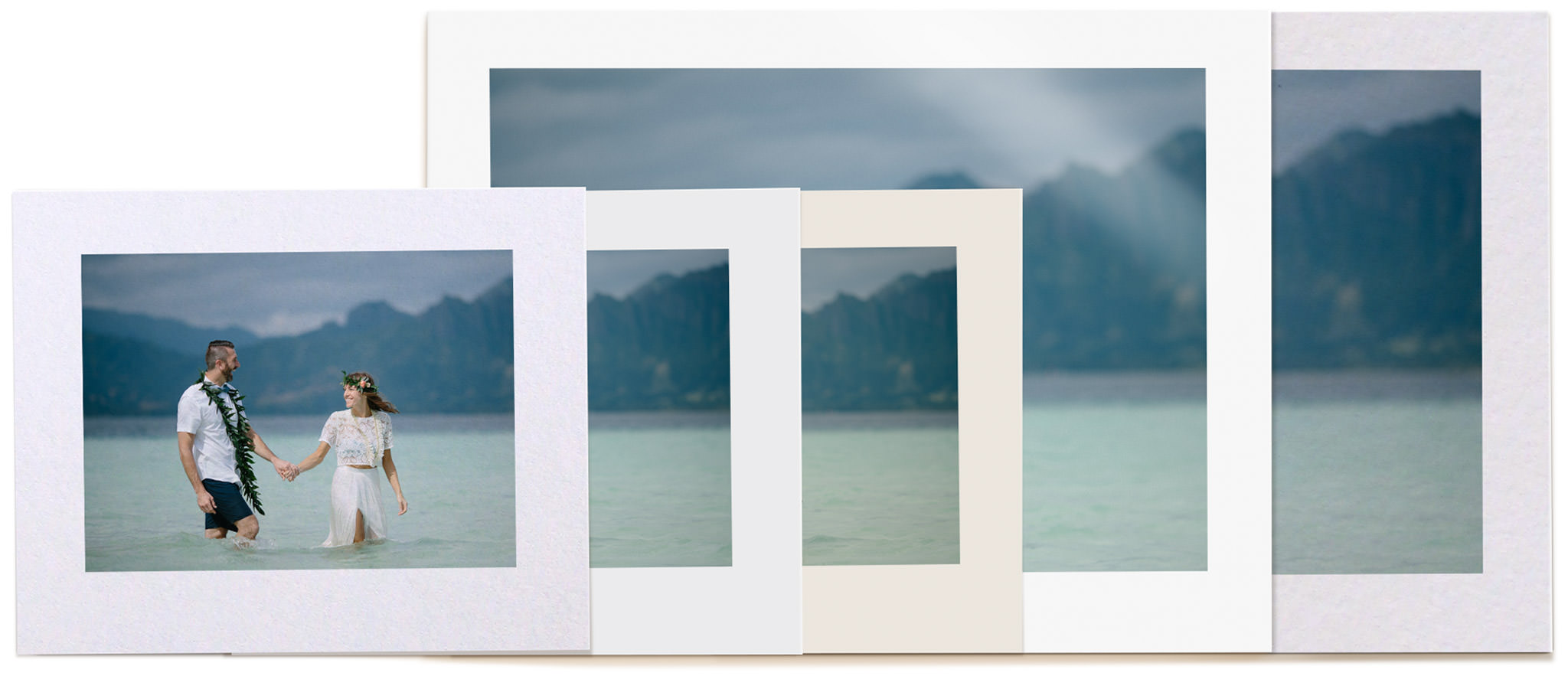 Five different paper types.