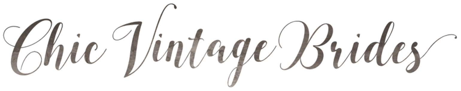Chic vintage brides logo