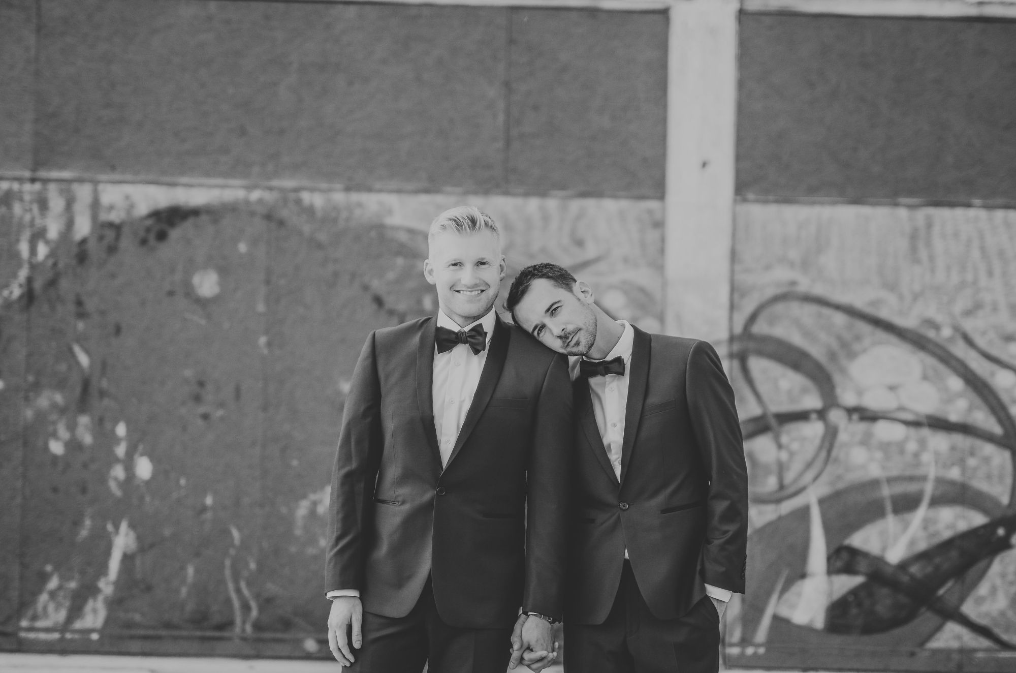 Newlywed grooms.